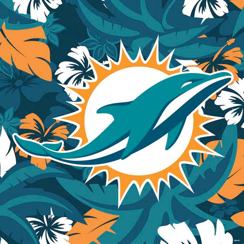 NFL Miami Dolphins Tropical Print PS4 Controller Skin