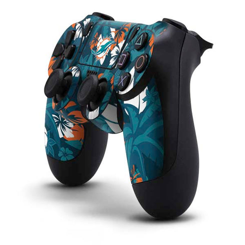 NFL Miami Dolphins Tropical Print PS4 Pro/Slim Controller Skin