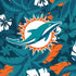NFL Miami Dolphins Tropical Print PS4 Slim Skin
