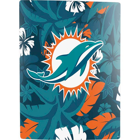 NFL Miami Dolphins Tropical Print PS5 Digital Edition Bundle Skin