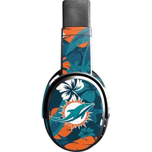 NFL Miami Dolphins Tropical Print Skullcandy Crusher Wireless Skin
