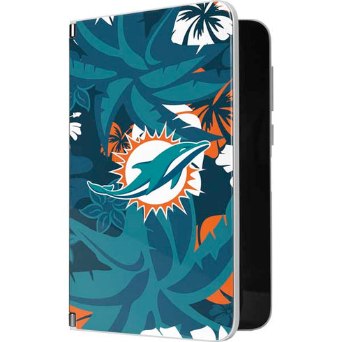 NFL Miami Dolphins Tropical Print Surface Duo Skin