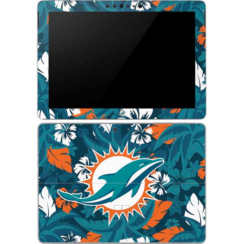 NFL Miami Dolphins Tropical Print Surface Go Skin