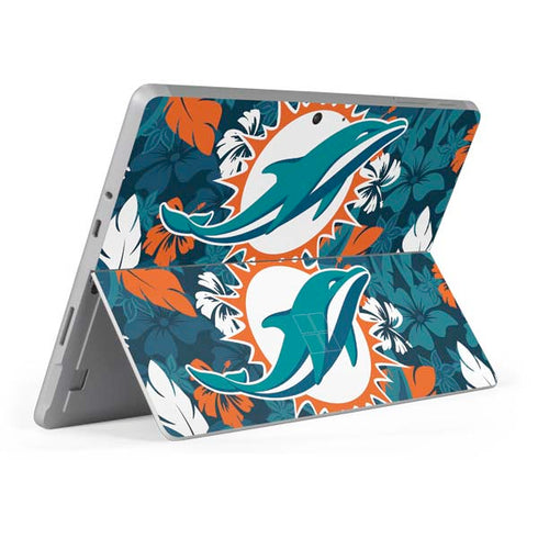 NFL Miami Dolphins Tropical Print Surface Go Skin