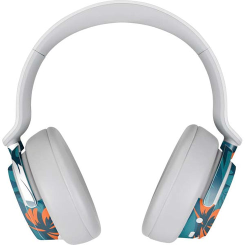 NFL Miami Dolphins Tropical Print Surface Headphones Skin