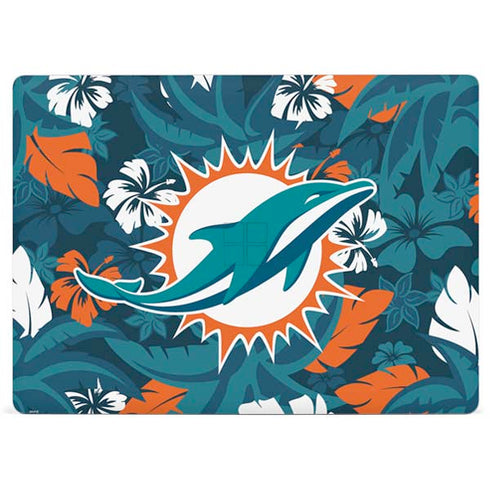 NFL Miami Dolphins Tropical Print Surface Laptop 3 13.5in Skin