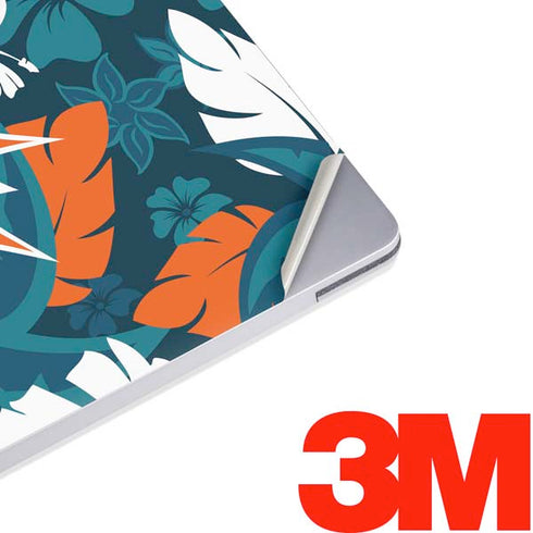 NFL Miami Dolphins Tropical Print Surface Laptop 3 13.5in Skin