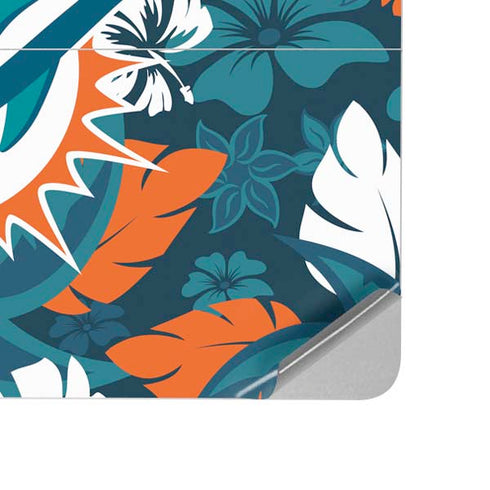 NFL Miami Dolphins Tropical Print Surface Laptop Studio Skin
