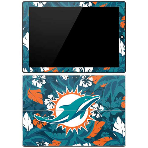 NFL Miami Dolphins Tropical Print Surface Pro 3 Skin