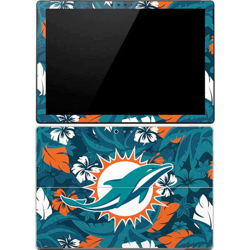 NFL Miami Dolphins Tropical Print Surface Pro 4 Skin
