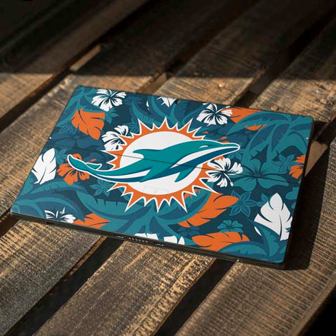 NFL Miami Dolphins Tropical Print Surface Pro 7 Skin