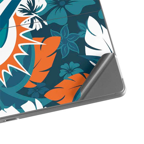 NFL Miami Dolphins Tropical Print Surface Pro 8 Skin