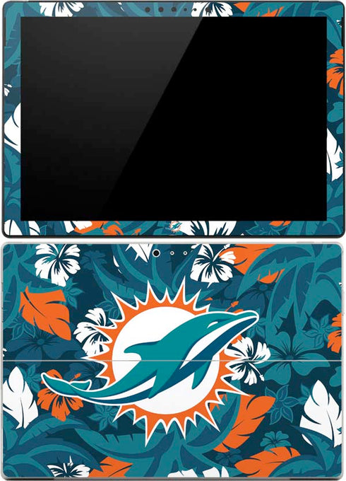 NFL Miami Dolphins Tropical Print Surface Pro (2017) Skin