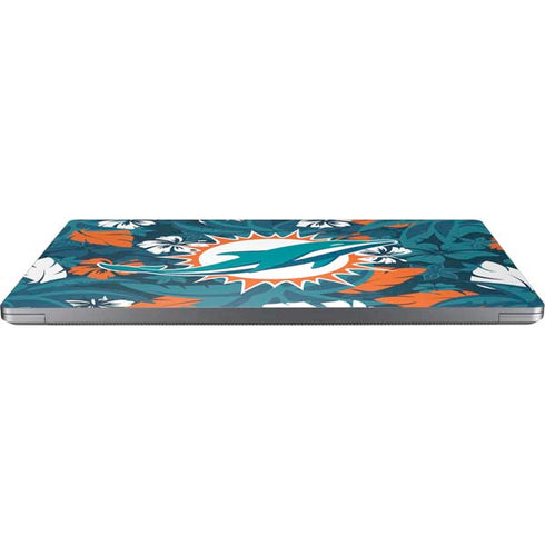 NFL Miami Dolphins Tropical Print Universal Laptop 18in (14.6 x 10.6in) Skin