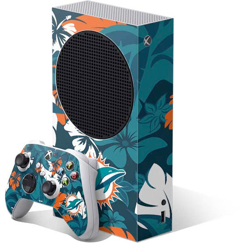 NFL Miami Dolphins Tropical Print Xbox Series S Bundle Skin