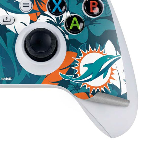 NFL Miami Dolphins Tropical Print Xbox Series S Skins