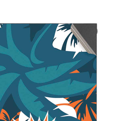 NFL Miami Dolphins Tropical Print Xbox Series X Console Skin