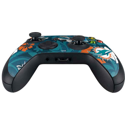 NFL Miami Dolphins Tropical Print Xbox Series X Controller Skin