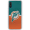 NFL Miami Dolphins Vintage Galaxy A10e Clear Case