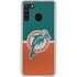 NFL Miami Dolphins Vintage Galaxy A21 Clear Case