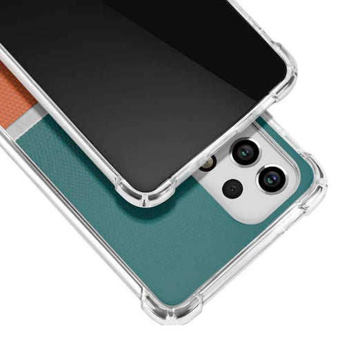 NFL Miami Dolphins Vintage Galaxy A53 5G Clear Case