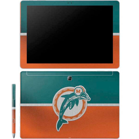 NFL Miami Dolphins Vintage Galaxy Book 12in Skin