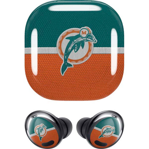NFL Miami Dolphins Vintage Galaxy Buds Pro Skin