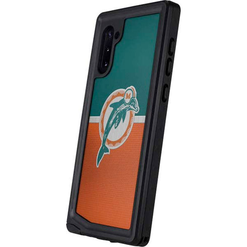 NFL Miami Dolphins Vintage Galaxy Note 10 Waterproof Case