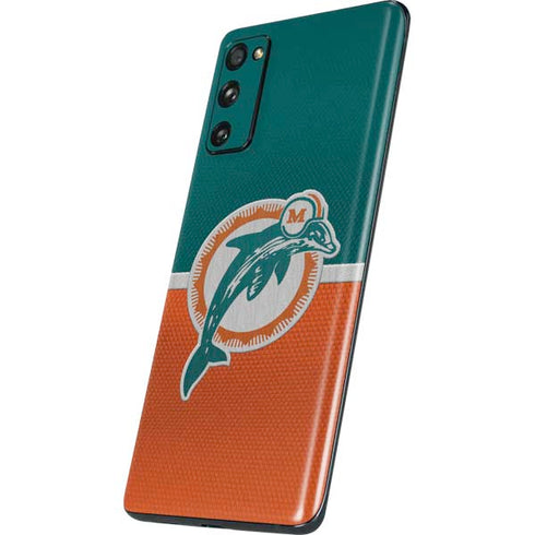 NFL Miami Dolphins Vintage Galaxy S20 Fan Edition Skin