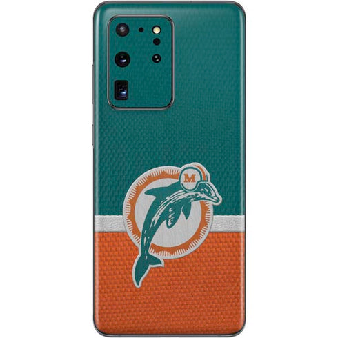 NFL Miami Dolphins Vintage Galaxy S20 Ultra 5G Skin