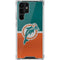 NFL Miami Dolphins Vintage Galaxy S22 Ultra Clear Case