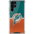 NFL Miami Dolphins Vintage Galaxy S22 Ultra Clear Case