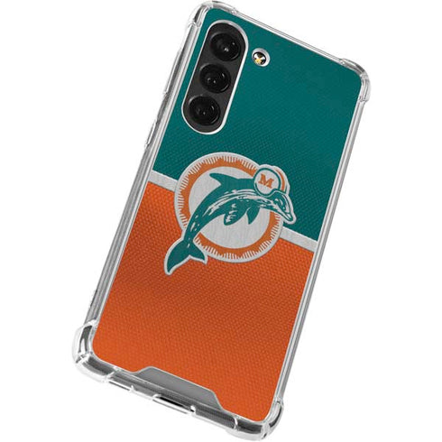 NFL Miami Dolphins Vintage Galaxy S23 Clear Case