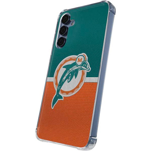 NFL Miami Dolphins Vintage Galaxy S24 Clear Case