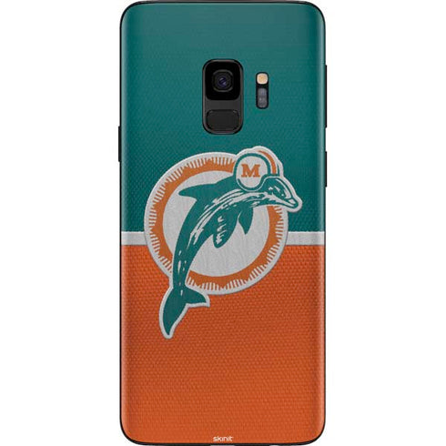 NFL Miami Dolphins Vintage Galaxy S9 Skin
