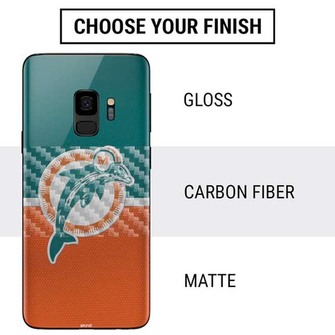 NFL Miami Dolphins Vintage Galaxy S9 Skin