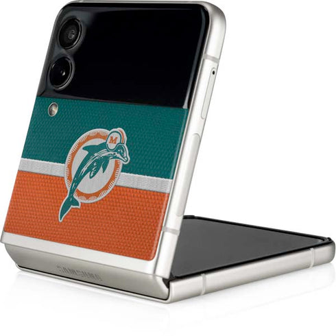 NFL Miami Dolphins Vintage Galaxy Z Flip3 5G Skin