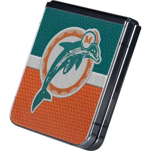 NFL Miami Dolphins Vintage Galaxy Z Flip5 5G Skin