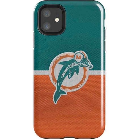 NFL Miami Dolphins Vintage iPhone 11 Impact Case