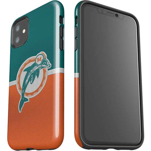 NFL Miami Dolphins Vintage iPhone 11 Impact Case