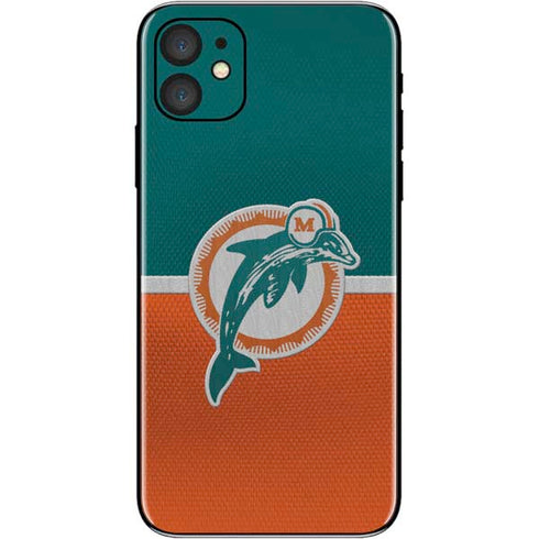 NFL Miami Dolphins Vintage iPhone 11 Skin