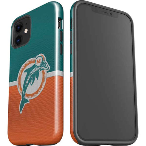 NFL Miami Dolphins Vintage iPhone 12 Impact Case