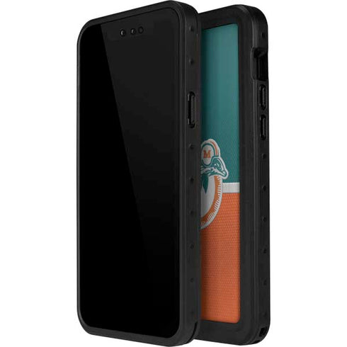 NFL Miami Dolphins Vintage iPhone 12 Mini Waterproof Case
