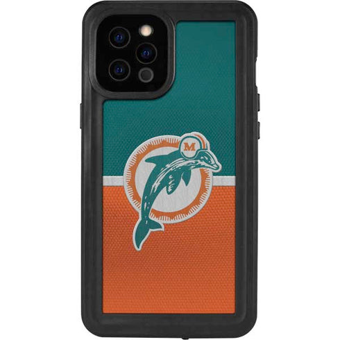 NFL Miami Dolphins Vintage iPhone 12 Pro Max Waterproof Case