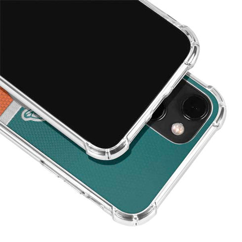 NFL Miami Dolphins Vintage iPhone 13 Clear Case