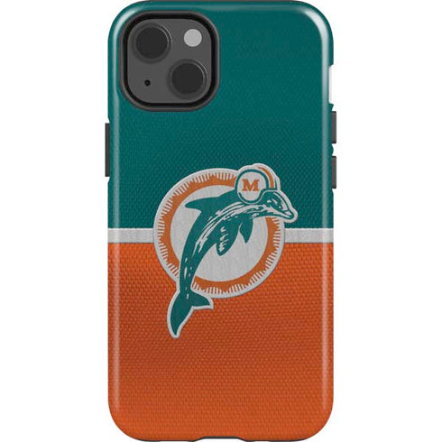 NFL Miami Dolphins Vintage iPhone 15 Impact Case