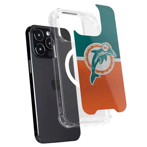 NFL Miami Dolphins Vintage iPhone 14 Pro Max MagSafe Case
