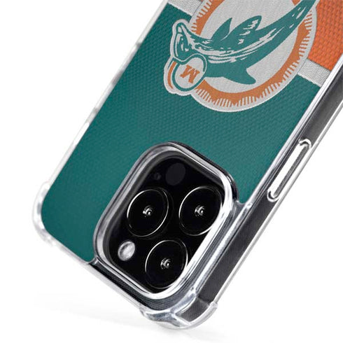NFL Miami Dolphins Vintage iPhone 15 Pro Max MagSafe Case