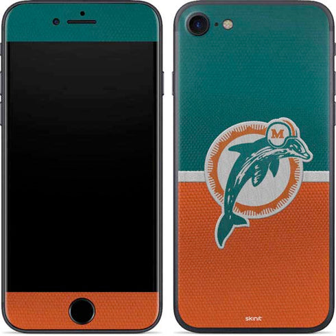 NFL Miami Dolphins Vintage iPhone SE (2nd & 3rd Gen) Skin