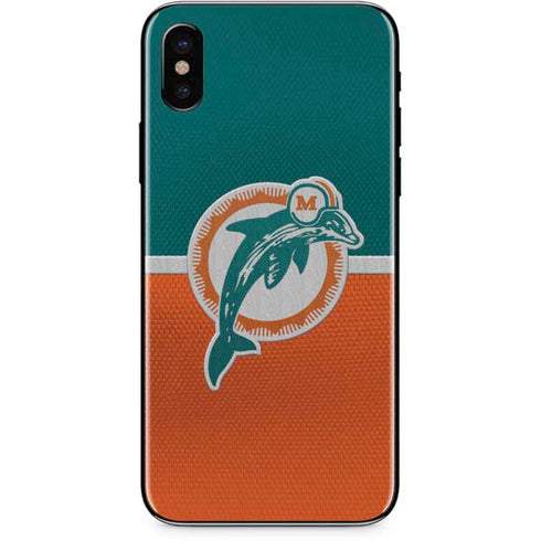 NFL Miami Dolphins Vintage iPhone XS Max Skin